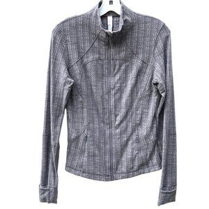 Lululemon forme jacket 8 Ziggy Gray